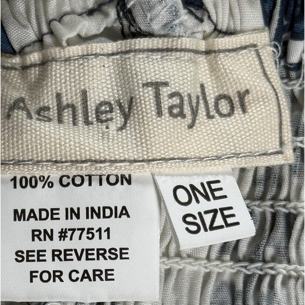 Ashley Taylor Patchwork Balloon Pants One Size Multicolor Pockets Made in India - Picture 3 of 11